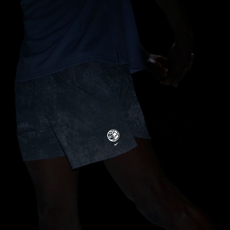 Férfi futóshort Nike Stride Brief-Lined 5" light smoke grey 7