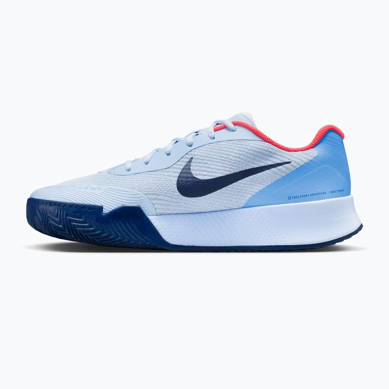 Férfi cipők Nike Vapor Lite 3 Clay hydrogen blue/hot lava/midnight navy 9