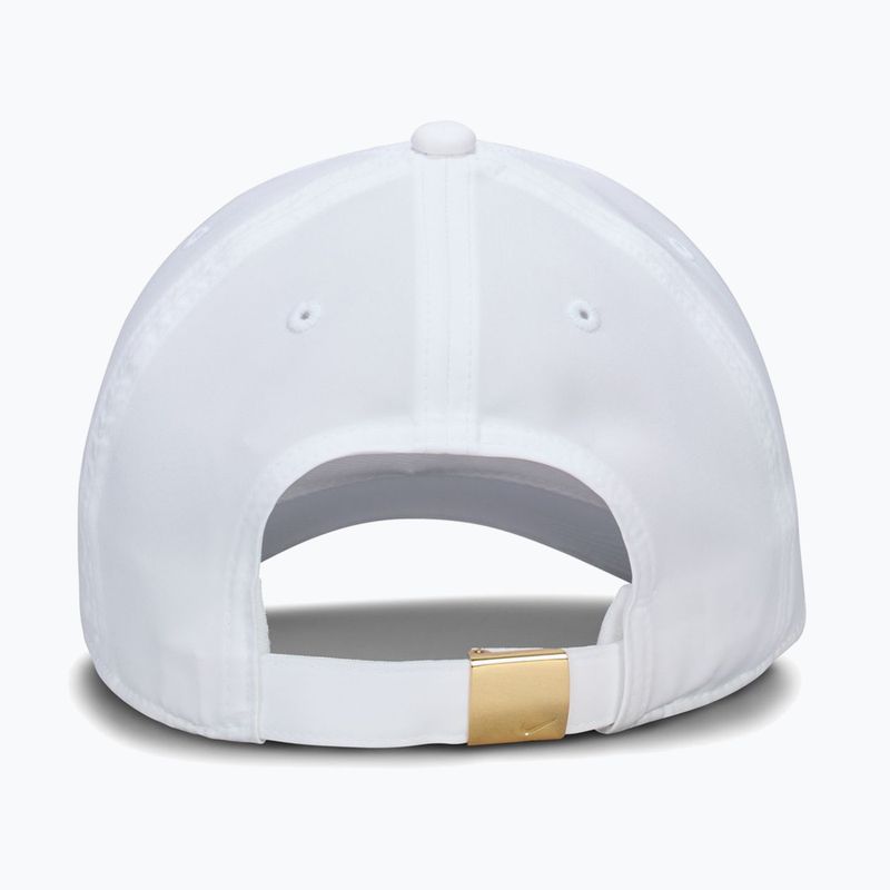 Gyerek baseballsapka Nike Dri-FIT Club white/flt gold 2