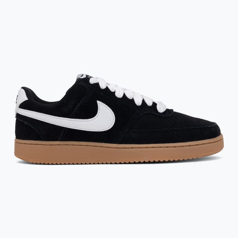 Férfi cipők Nike Court Vision Low FL black/gum med brown/white 2