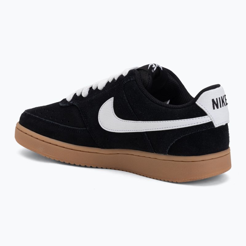 Férfi cipők Nike Court Vision Low FL black/gum med brown/white 3