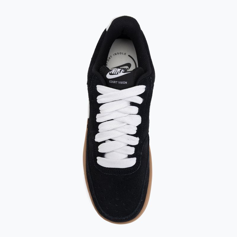 Férfi cipők Nike Court Vision Low FL black/gum med brown/white 5