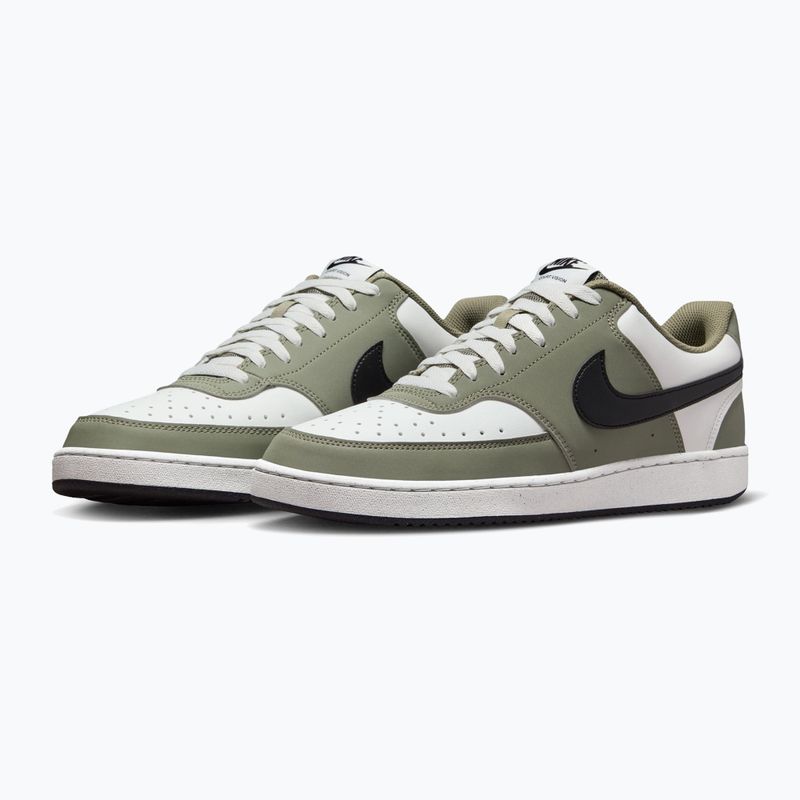 Férfi Nike Court Vision Low cipő summit white/silver sage/black 3
