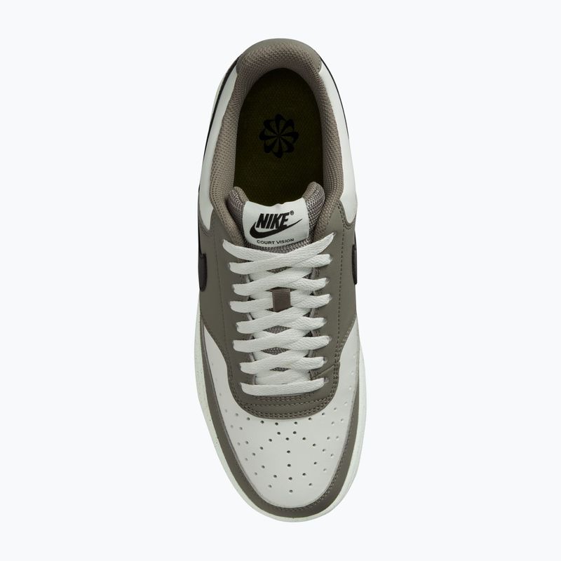 Férfi Nike Court Vision Low cipő summit white/silver sage/black 6