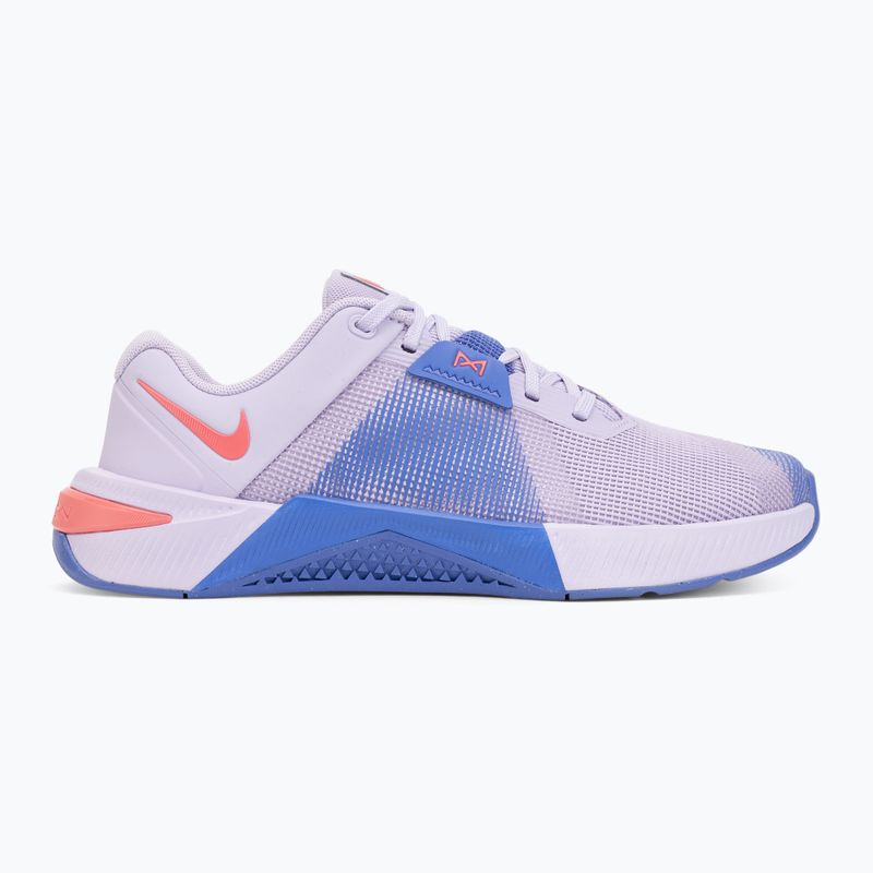 Női súlyemelő cipők Nike Metcon 10 Violet Mist/Sapphire/Sea Coral 2