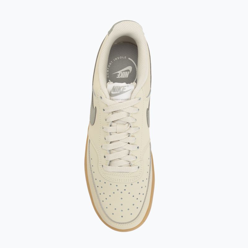 Nike Court Vision Low Premium férfi cipő light khaki/gum light brown/sail/spruce fog 5