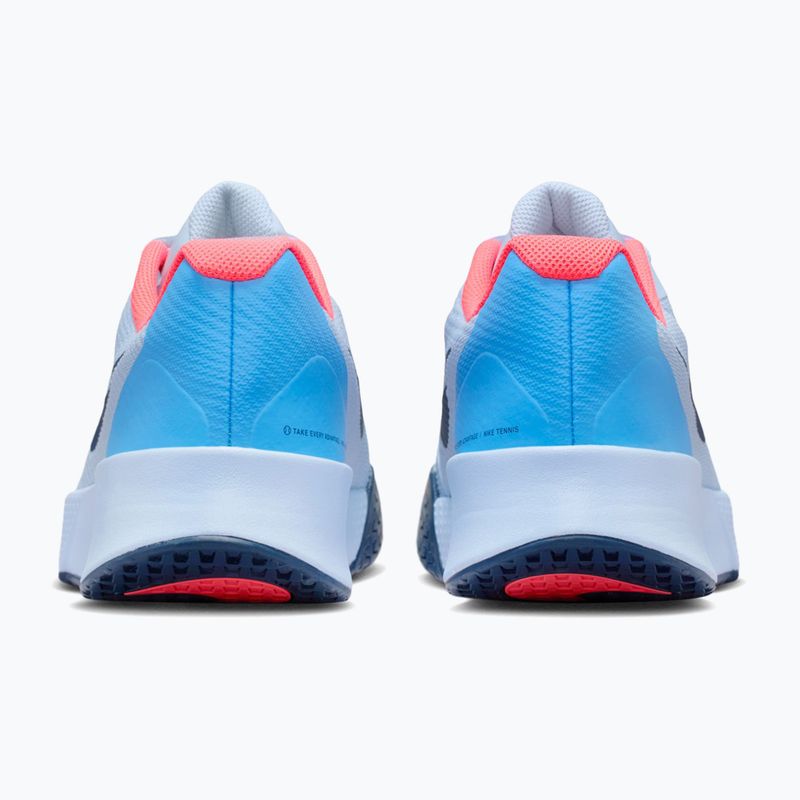 Férfi teniszcipő Nike Vapor Lite 3 hydrogen blue/hot lava/midnight navy 4