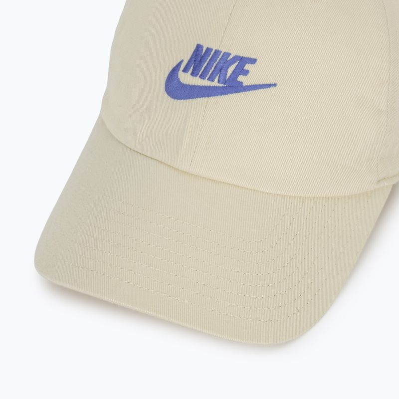 Baseball sapka Nike Club Unstructured Futura Wash light khaki/sapphire 3