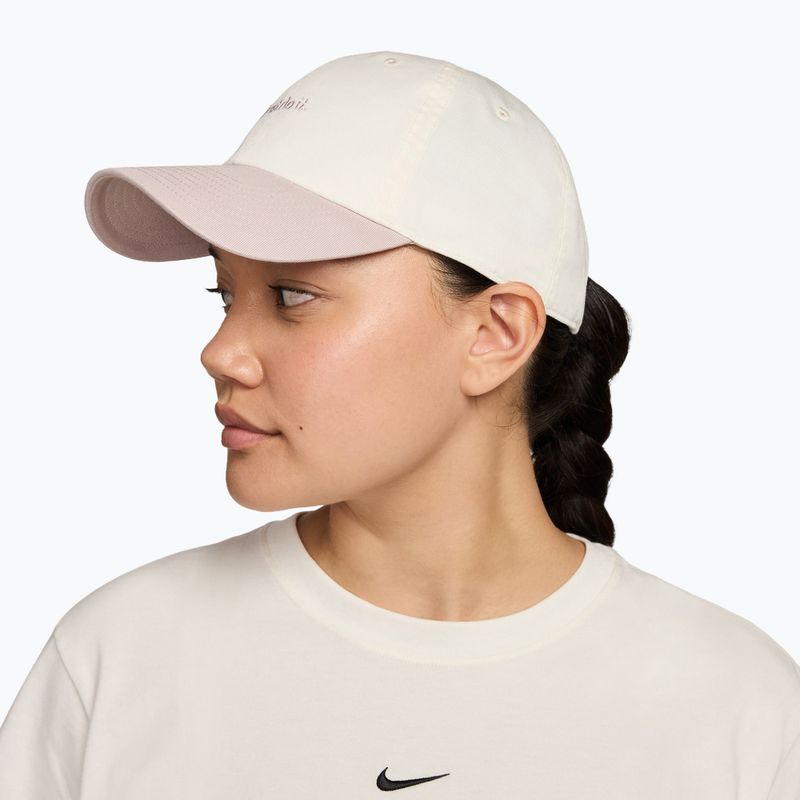 Baseballsapka Nike Club Unstructured JDI sail/particle rose/particle rose 3