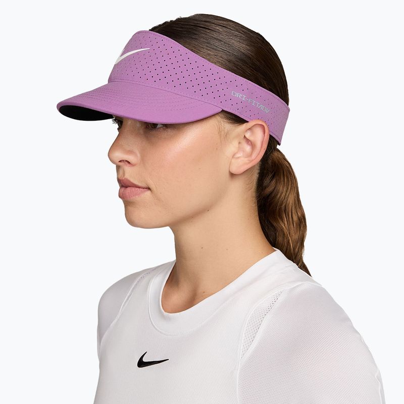 Tenisz napellenző Nike Dri-Fit ADV Ace light magenta/anthracite/white 2