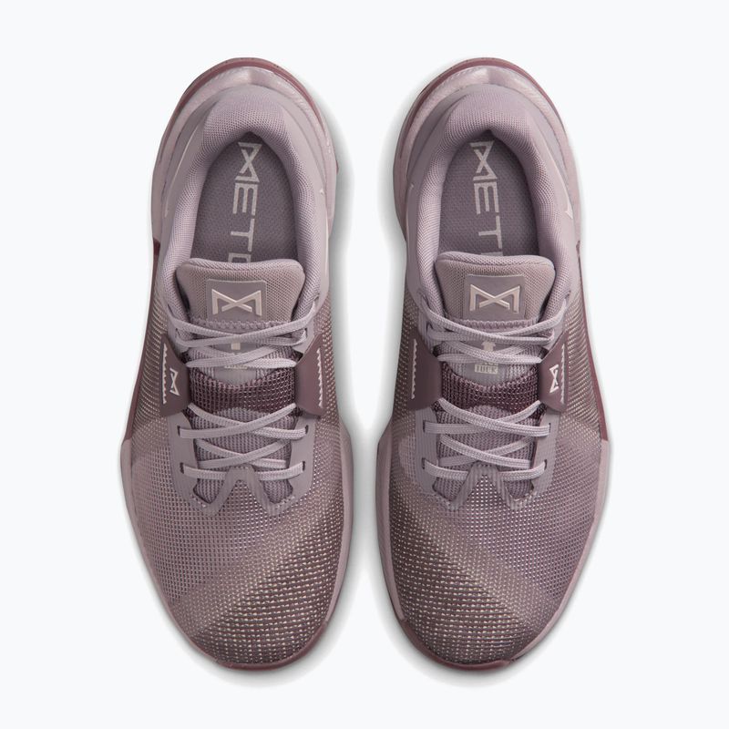 Női súlyemelő cipő Nike Metcon 10 light violet ore/tattoo/silt red 14