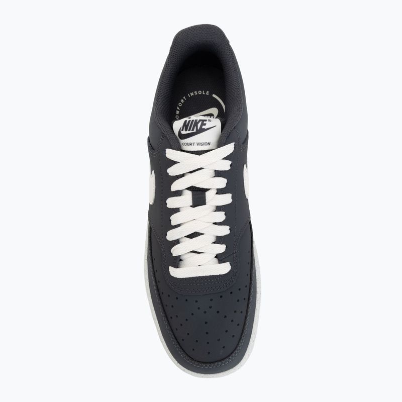 Nike Court Vision Low Premium férfi cipő anthracite/pale ivory 5