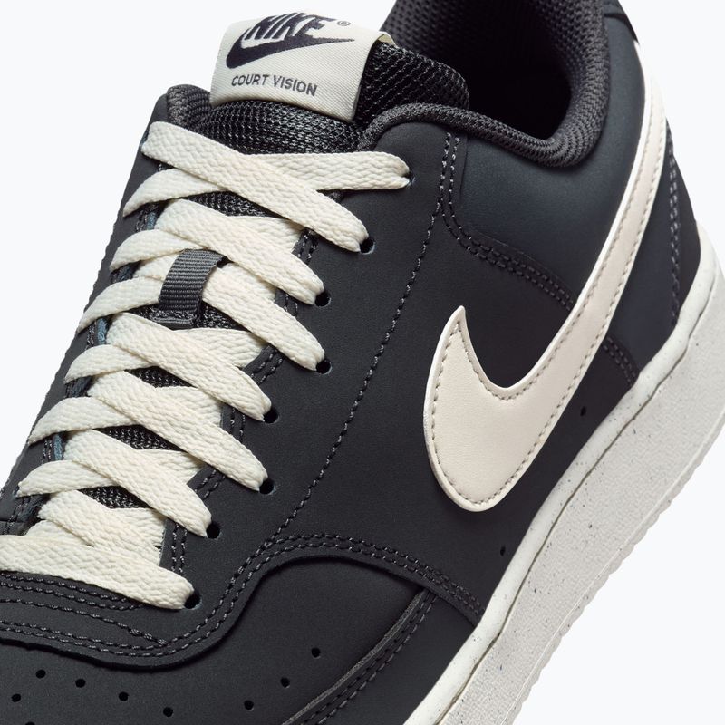 Nike Court Vision Low Premium férfi cipő anthracite/pale ivory 8