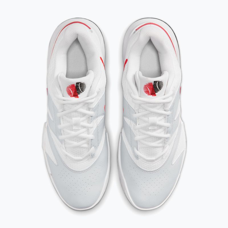 Nike Court Lite 4 férfi cipő white/pure platinum/light crimson 5