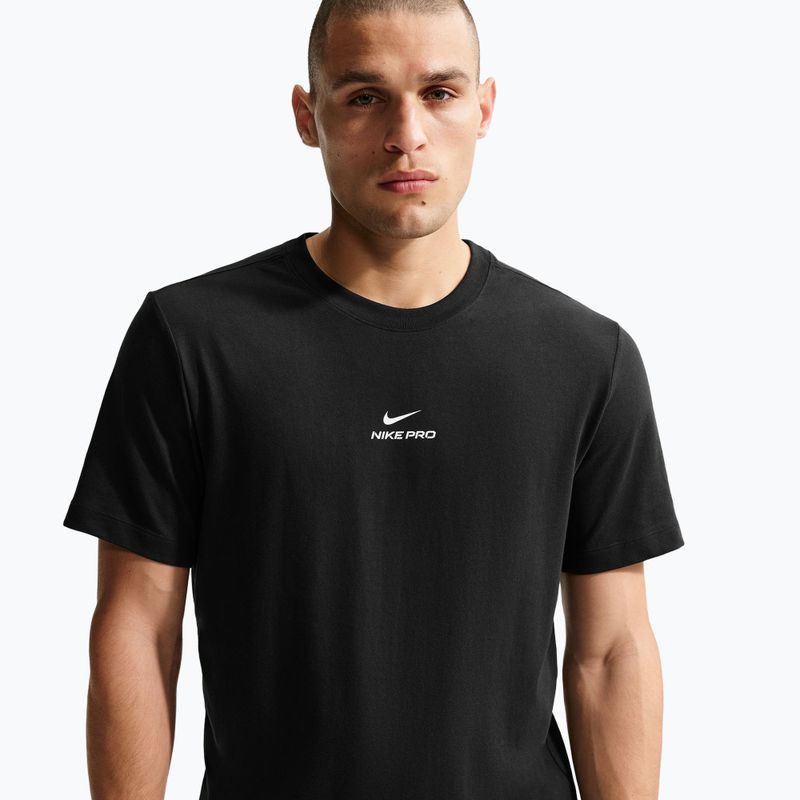 Férfi edzőpóló Nike Pro Dri-Fit black/white 4