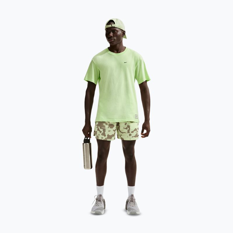 Férfi edzőpóló Nike N.A.C light liquid lime 2