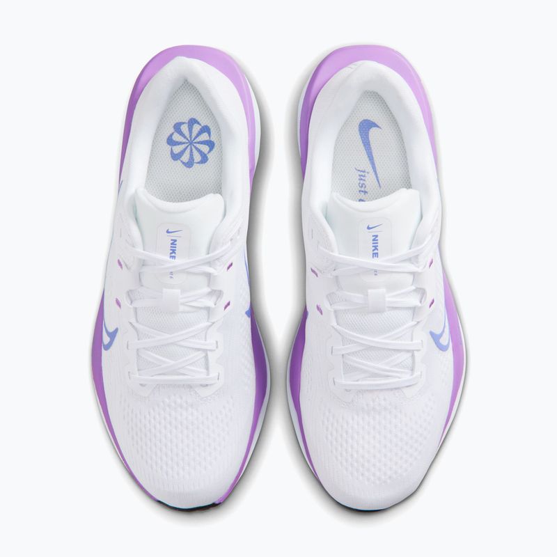 Női futócipő Nike Quest 6 white/black/bright violet/sapphire 5