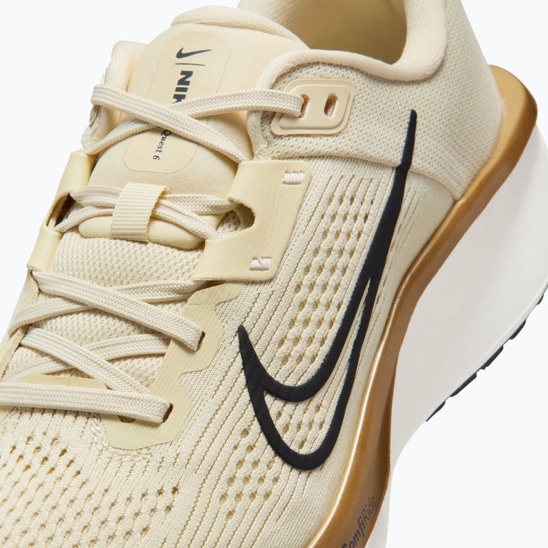 Női futócipők Nike Quest 6 light khaki/sail/metallic gold/off black 7
