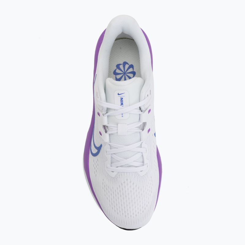 Női futócipő Nike Quest 6 white/black/bright violet/sapphire 5