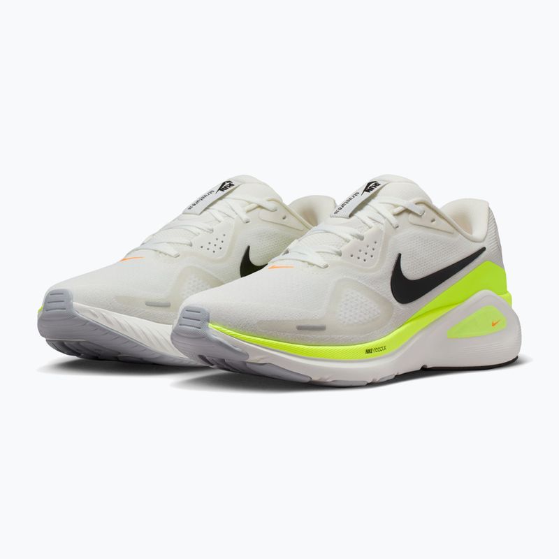 Férfi futócipő Nike Structure 26 summit white/volt/total orange/black 3
