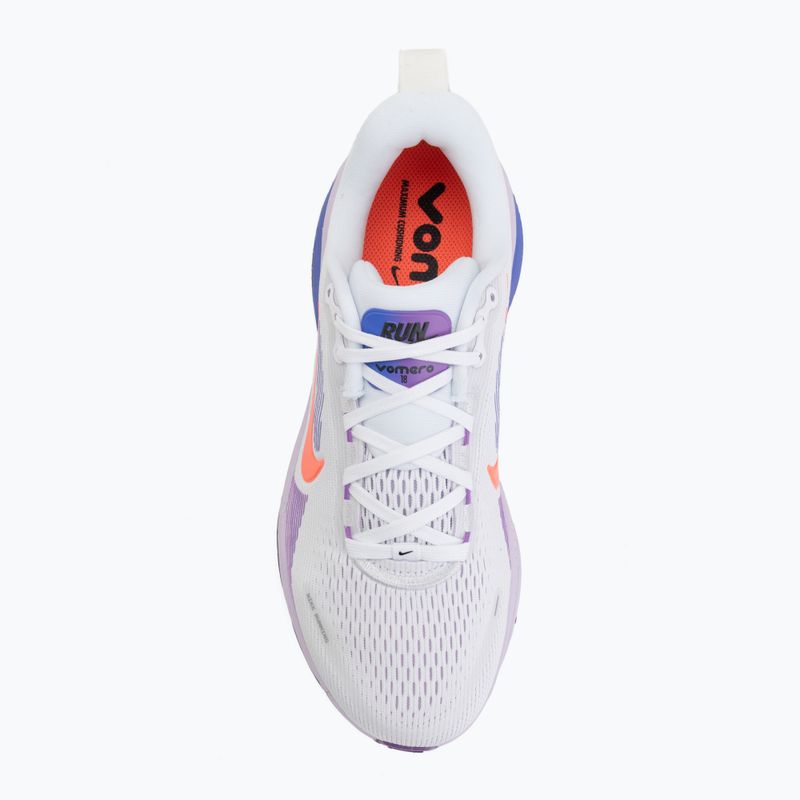 Női futócipő Nike Vomero 18 white/violet mist/sapphire/hot lava 5