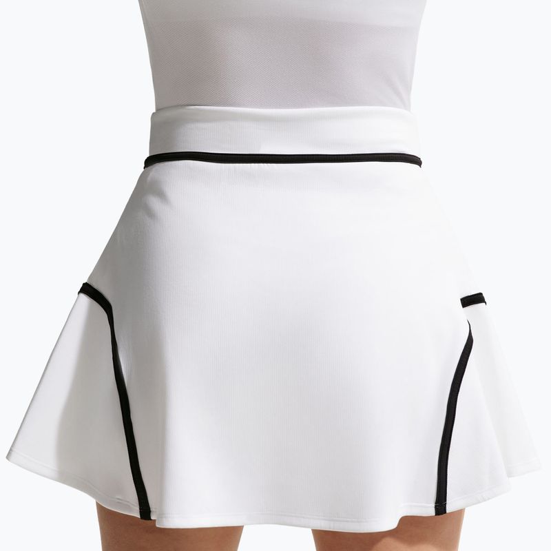 Teniszszoknya Nike Court Advantage Dri-Fit High Waisted white/black 6