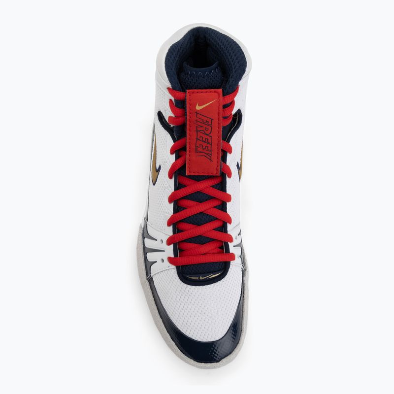 Bokszcipő Nike Freek SE white/metallic gold/college navy 5