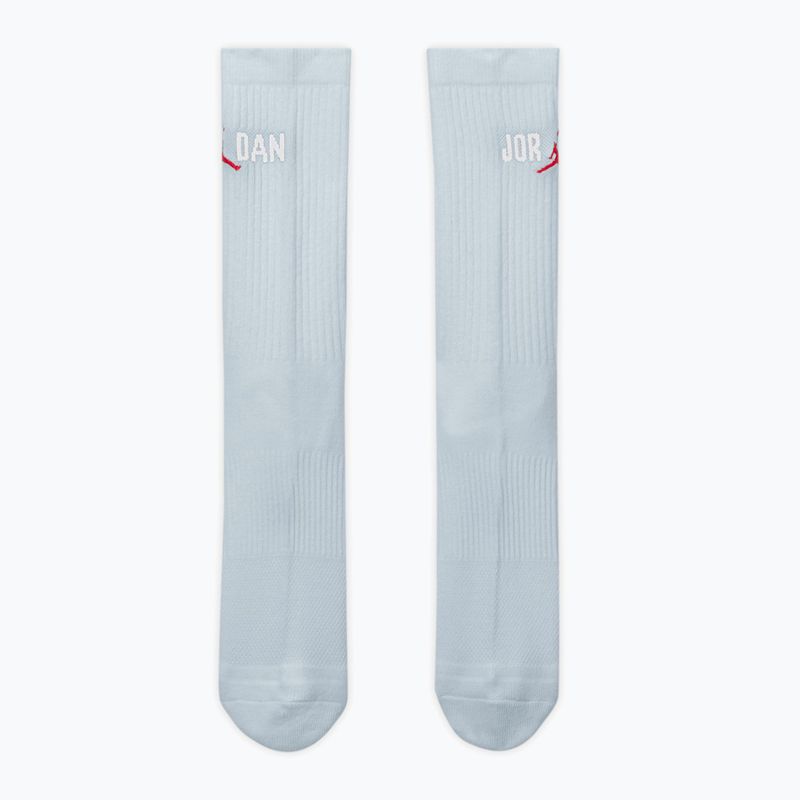 Jordan Everyday Crew zokni 1 pár aura/white/university red 2