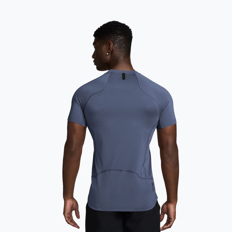Férfi edzőpóló Nike Pro Training Dri-Fit diffused blue/black 2