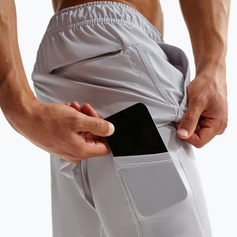 Férfi rövidnadrág Nike Unlimited 2in1 Dri-Fit 7" Grey Fog/Grey Fog/Black/Grey Fog 7