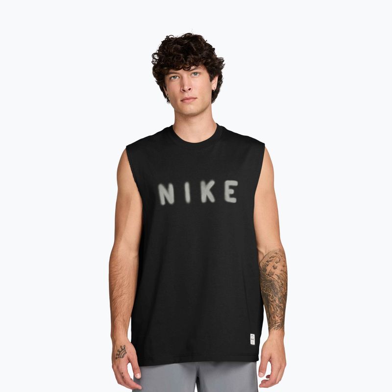 Férfi póló Nike Athletic Club Dri-Fit black/black