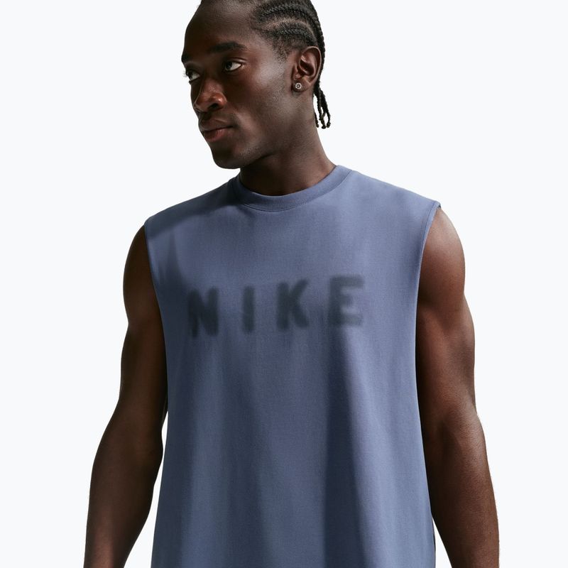 Férfi edzőpóló Nike Athletic Club Dri-Fit diffused blue/diffused blue 4