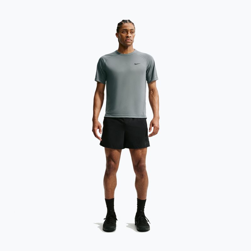 Férfi edző póló Nike Flex smoke grey/black 2
