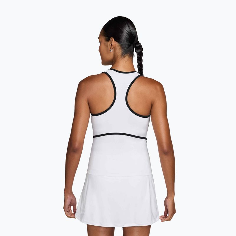 Női teniszpóló Nike Advantage Dri-Fit Tank white/black 2
