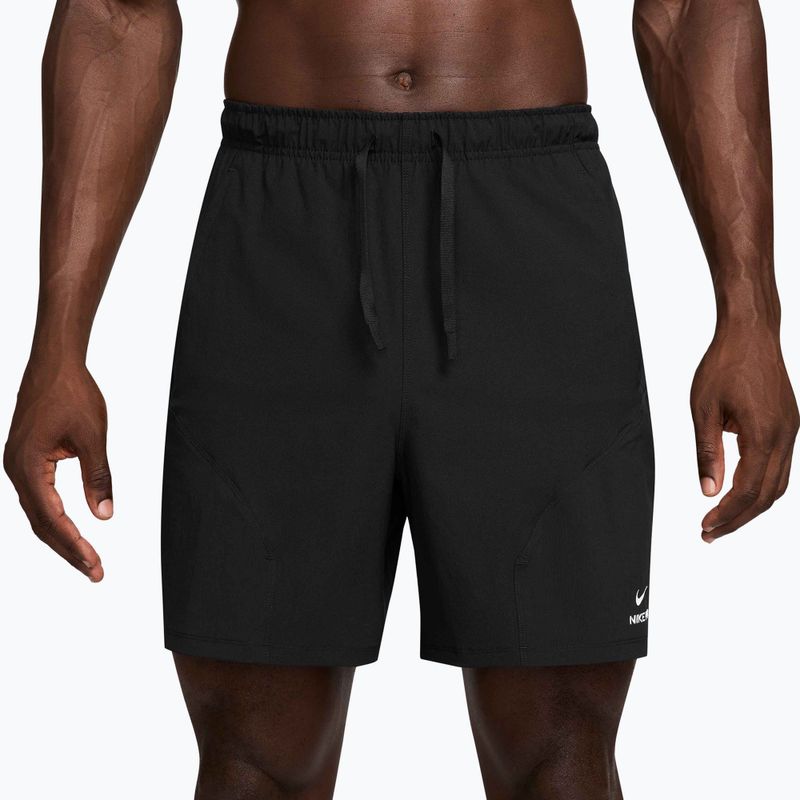 Férfi rövidnadrág Nike Pro Training Dri-Fit 6" black/black/white