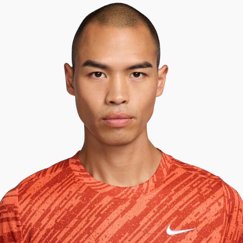 Férfi teniszpóló Nike Court Dri-Fit Victory Print turf orange/white 3