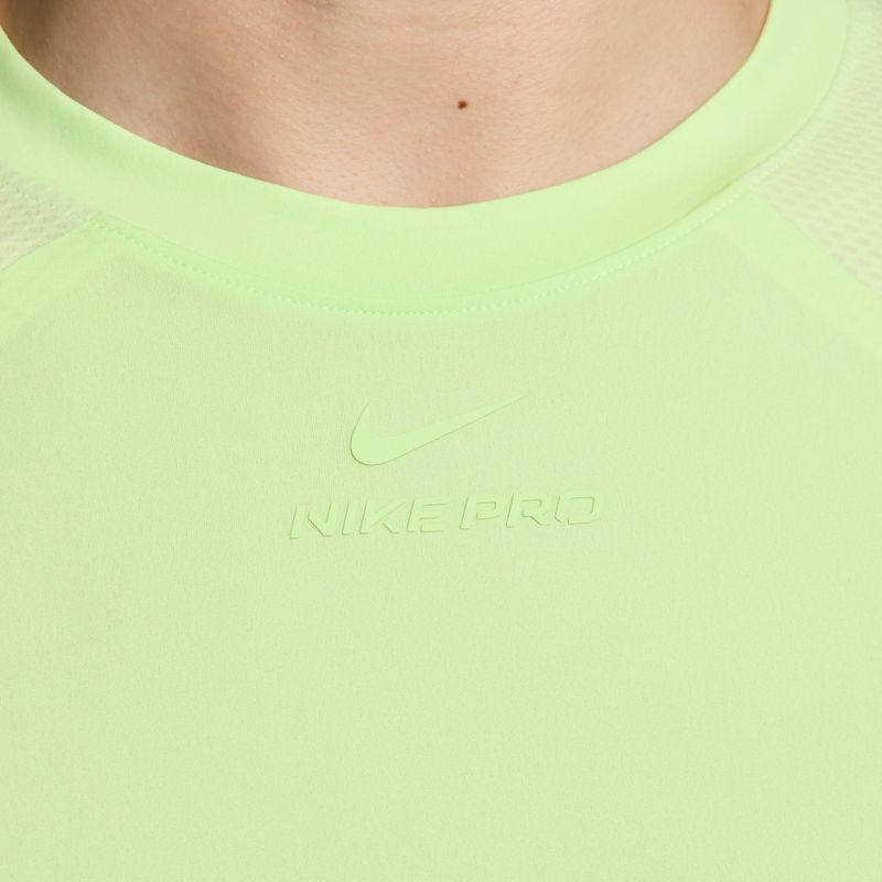 Férfi edzőpóló Nike Pro Training Dri-Fit light liquid lime/light liquid lime 3