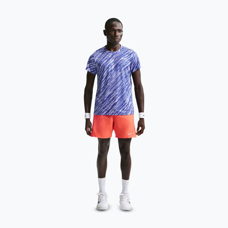 Férfi tenisz rövidnadrág Nike Court Dri-Fit Victory 7" turf orange/white 3