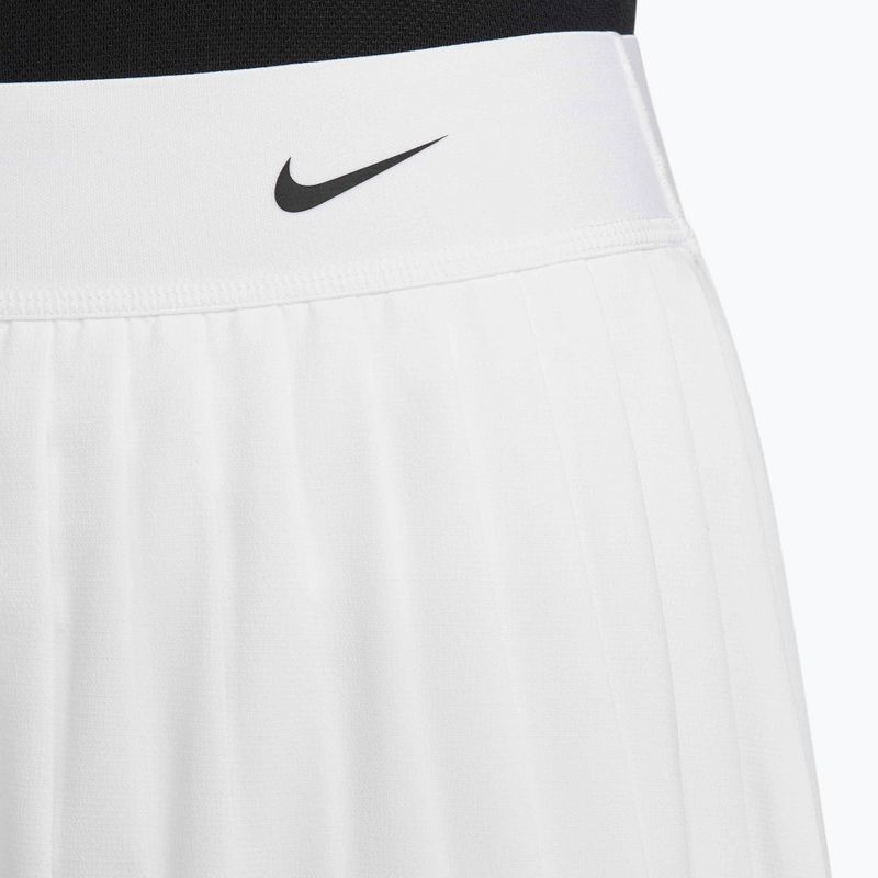 Teniszszoknya Nike Victory Dri-Fit High-Waisted Pleated white/black 4