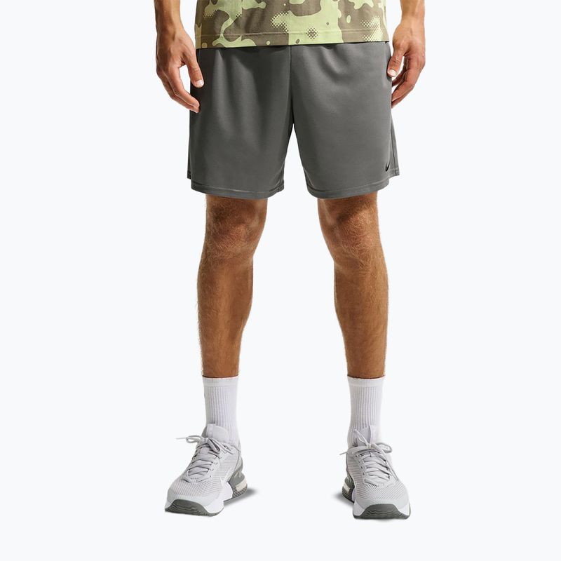Férfi edző rövidnadrág Nike Flex smoke grey/black