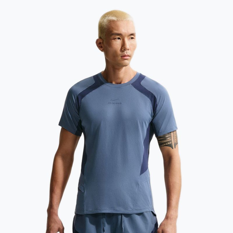Férfi edzőpóló Nike Pro Training Dri-Fit diffused blue/diffused blue