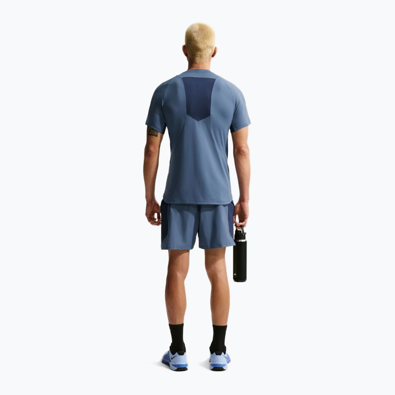 Férfi edzőpóló Nike Pro Training Dri-Fit diffused blue/diffused blue 3