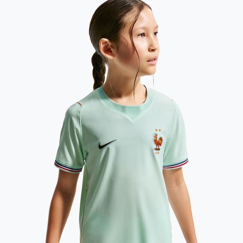 Gyerek focimez Nike FFF 2026 Stadium Away igloo/monarch/monarch 7