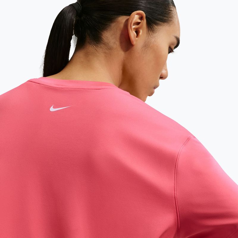 Női edzőpóló Nike Pro Dri-Fit Loose sea coral/white 5