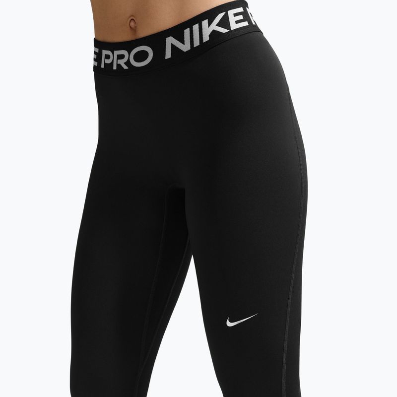 Női leggings Nike Pro Mid-Rise Full black/white 5