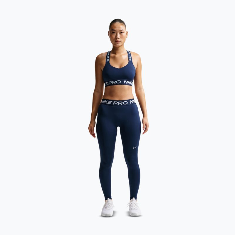Női leggings Nike Pro Mid-Rise Full midnight navy/white 2