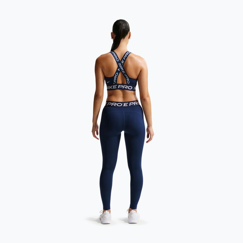 Női leggings Nike Pro Mid-Rise Full midnight navy/white 3