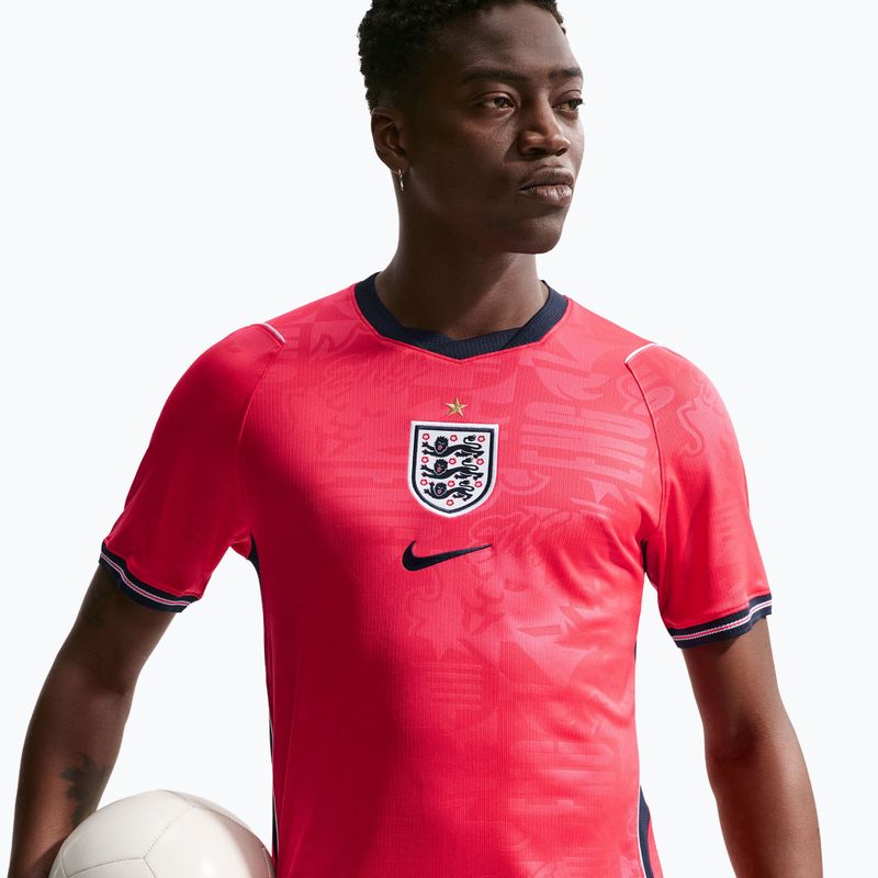 Férfi focimez Nike England 2026 Stadium Away speed red/obsidian/white/obsidian 4