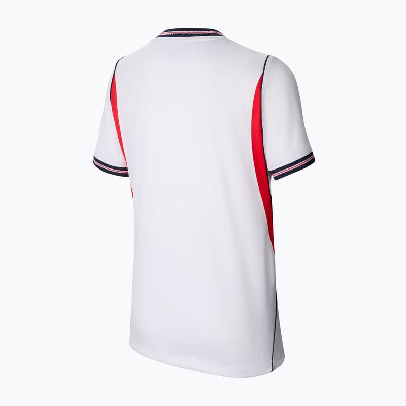 Gyerek focimez Nike England 2026 Stadium Home white/speed red/obsidian/obsidian 2