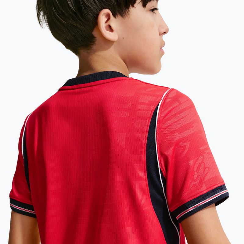 Gyerek focimez Nike England 2026 Stadium Away speed red/obsidian/white/obsidian 10